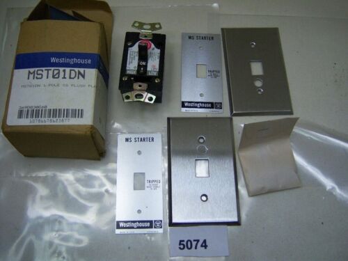 Westinghouse Starter MST01DN 1 Pole 240 AC/DC Flush Plate