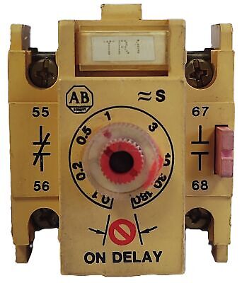 Allen-Bradley 196-FTA Delay-On Pneumatic Time Delay Relay