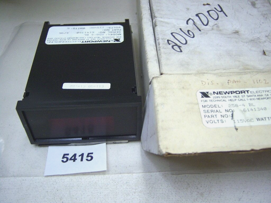 Newport Digital Panel Volt Meter 2584 BL