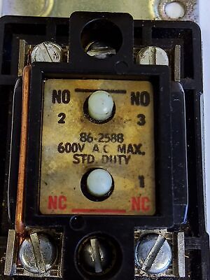 Cutler-Hammer 86-2588 Start/Stop Pushbutton Switch