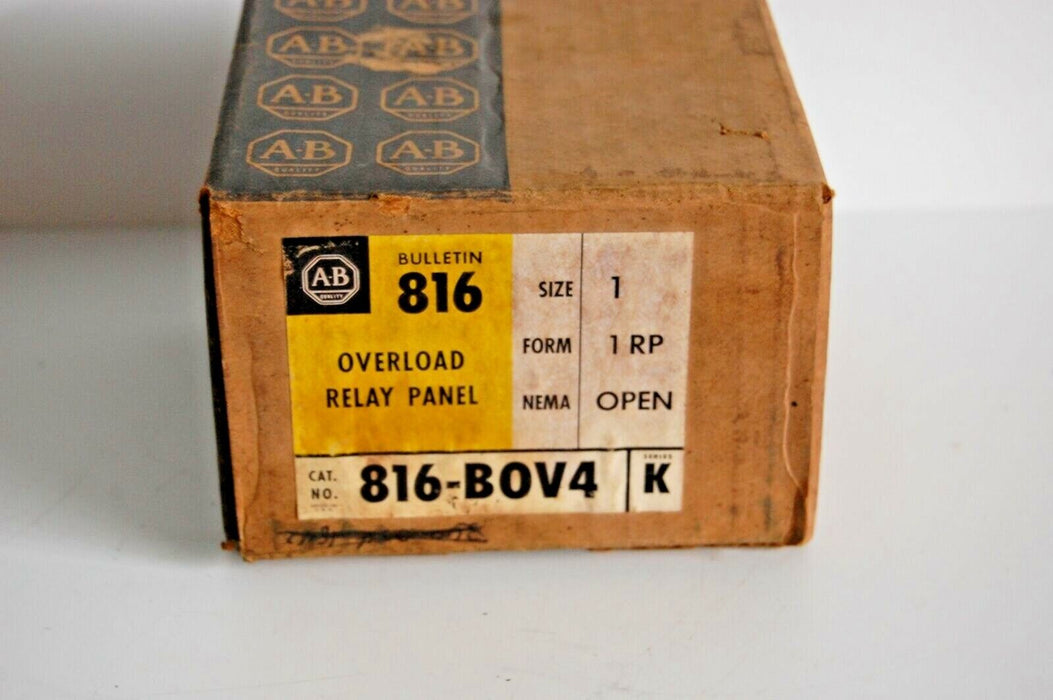 Allen-Bradley 816-B0V4 Overload Relay