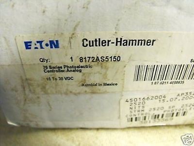 Cutler-Hammer 8172AS5150 Opcon Series A 15-30VDC Photoelectric Controller