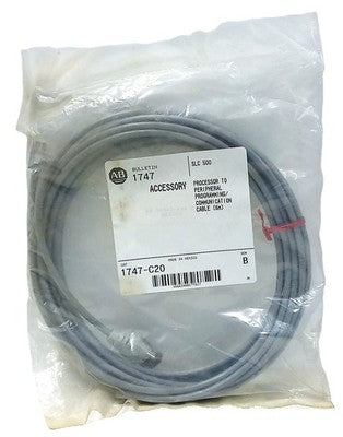 Allen-Bradley 1747-C20 SLC 500 Processor to Peripheral PLC Cable