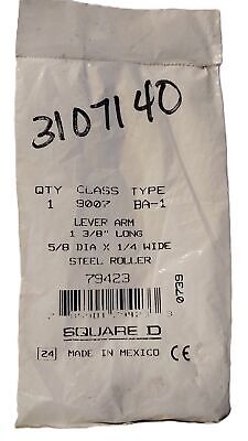 Square D 9007BA1 79423 1 3/8" Limit Switch Roller Lever Arm