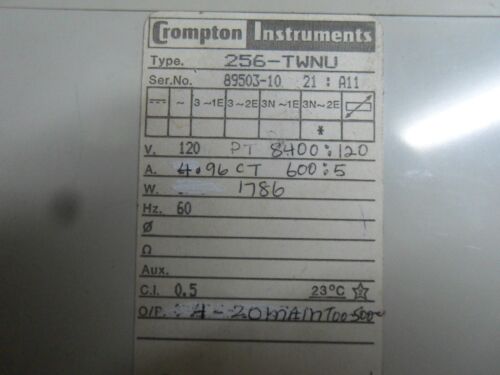 1 CROMPTON 256-TWNU-QQHG TRANSDUCER