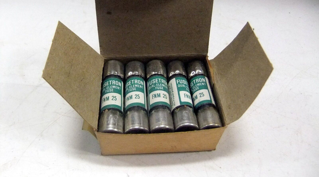 10 Fusetron Fuses FNM-25