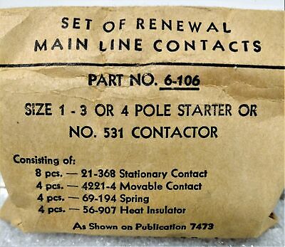 Cutler-Hammer Contact Kit #6-106