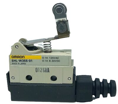 Omron SHL-W355-01 125 V AC 30 V DC Roller Lever Limit Switch