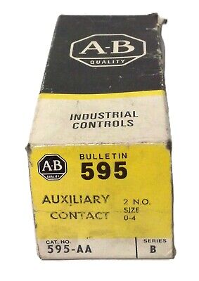 Allen-Bradley 595-AA Heavy Duty Size 0-4 Auxiliary Contact