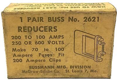 Bussmann 2621 200 to 100 A 250 or 600 V Bus Reducers