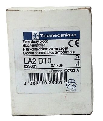 Telemecanique LA2-DT0 0.1-3 sec Time Delay Relay