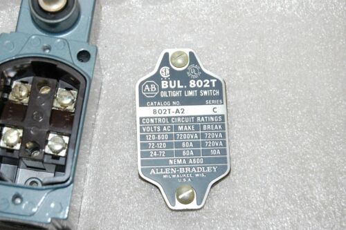 Allen-Bradley 802T-A2 Type 13 Oiltight Rotary Gear Limit Switch