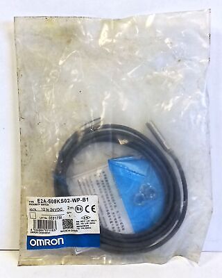 Omron E2A-S08KS02-WP-B1 12-24 V DC Inductive Proximity Sensor.