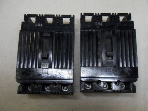2 G.E. TEF134015 Circuit Breakers