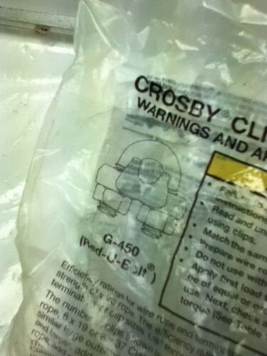 Crosby G-450 Red Clamp 1/2"