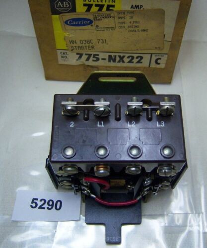 Allen-Bradley Contactor 775-NX22 4P 90A @ 600V 24V Coil