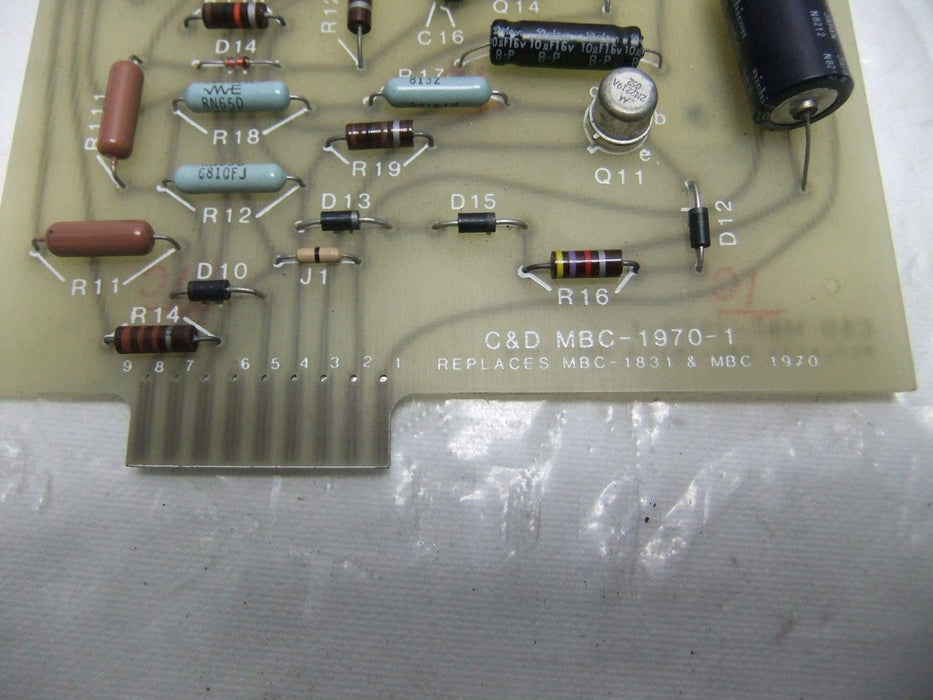 C&D Batteries MBC-1970-1 PCB Current Limit