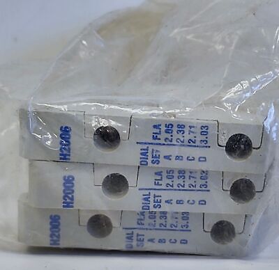 Cutler-Hammer H2006-3 Freedom Series 2.05-3.03 A Heater Pack (Set of Three