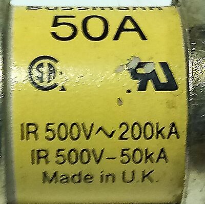 Bussmann FWH-50B 500 V 50 A Fast-Acting(F) Fuse
