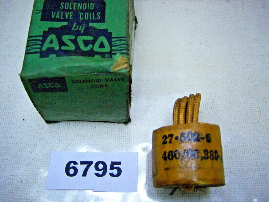 ASCO Coil 27-502-6 460V for Solenoid Valve