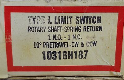 Cutler-Hammer 10316H187 Rotary Gear Limit Switch