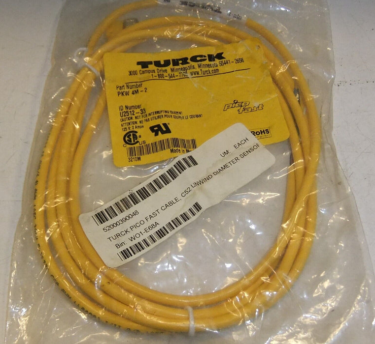 Turck Picofast Cable PKW 4M-2