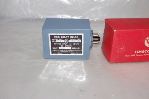 Timeco Inc Time Delay Relay 591-18