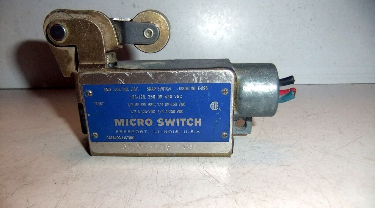 MIcroswitch BZLN-2-LH5 Limit Switch cut wires