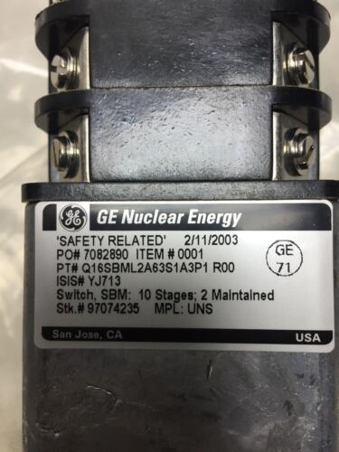 GE Q16-Sbml2A63S1A3P1 R00 Cam Switch