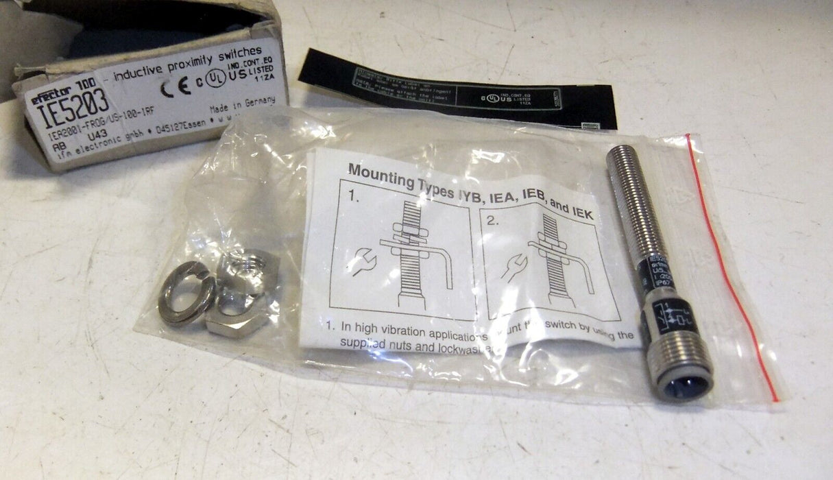 Efector IEA2001-FROG/US-100-IRF-IE5203 Inductive Sensor