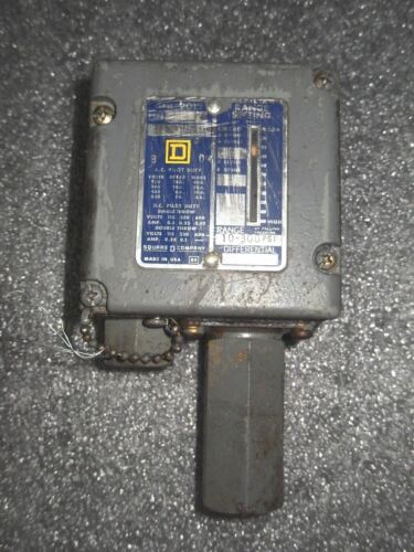 1 Square D 9012-ACW2 DIFFERENTIAL PRESSURE SWITCH