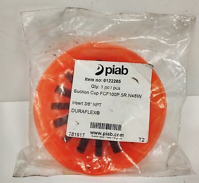 Piab FCF100P.5R.N48W 0122285 3/8 NPT Suction Cup for Material Handling