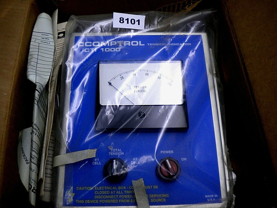 Comptrol Tension Indicator Control CTI1000 0-100 %
