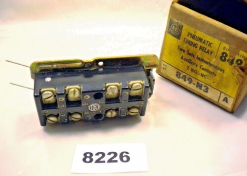 Allen-Bradley Pneumatic Timer Auxilliary Contact 849-N3