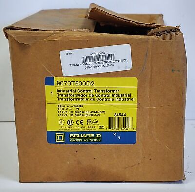 Square D 9070T500D2 Industrial Control Transformer