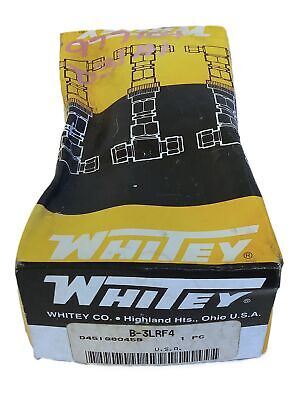 Whitey B-3LRF4 5000 psi Brass Manual Flow Control Valve