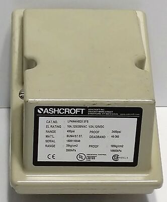 Ashcroft LPAN4HB25-XFS Pressure Switch