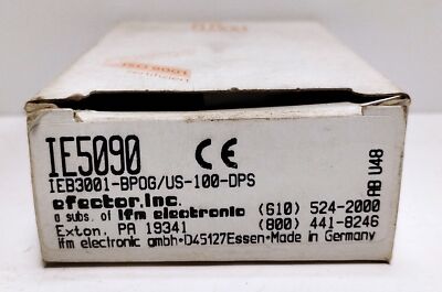Efector IEB3001-BPOG/US-100-DPS IE5090 10-36 V DC Inductive Proximity Sensor