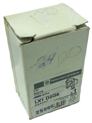 Telemecanique LX1D2G6 120 V AC Contactor Coil for LC1D09 Contactors