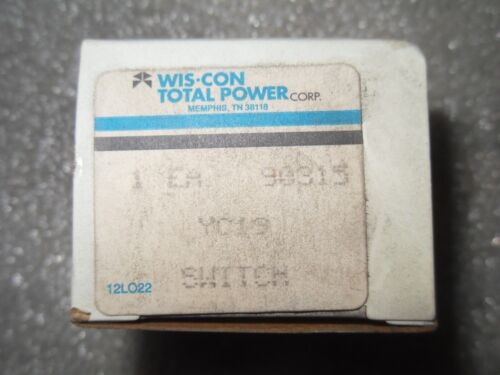 1 WIS-CON TOTAL POWER YC19 SWITCH ASSEMBLY