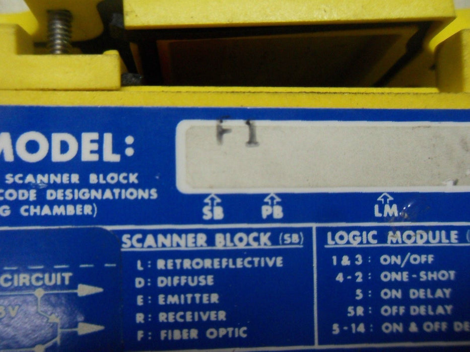 Banner Engineering F1 Scanner Block