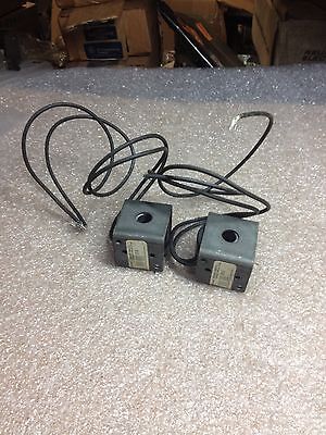 2 ASCO 96-619-1 Solenoid Valve Coils