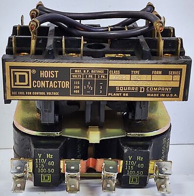Square D 8965-RO-1-V01 / 8965-R0-1-V01 Series C Hoist Contactor