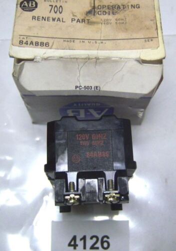 Allen-Bradley Coil 84AB86 120V 60 Hz 110V 50 Hz