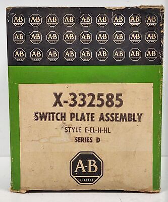 Allen-Bradley X-332585 Switch Plate Assembly