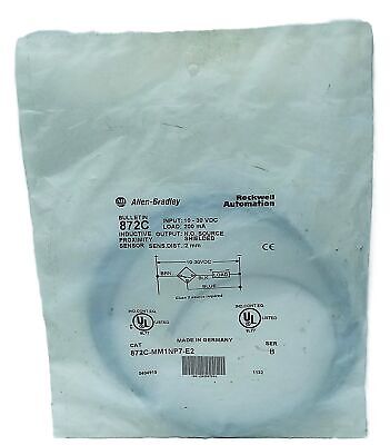 Allen-Bradley 872C-MM1NP7-E2 10-30 V DC Inductive Proximity Sensor