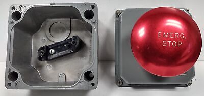 Cutler-Hammer E34JB2N8 Emergency Stop Button in Enclosure E34N1