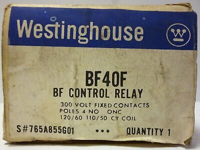 Westinghouse BF40F BF Control Relay