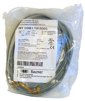 Baumer MY COM L75P/500/L 10228876 24-36VDC Precision Proximity Switch