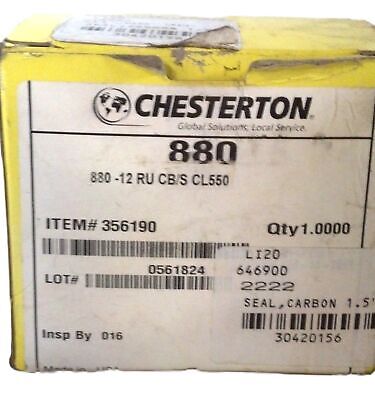 Chesterton 880-12 Mechanical Seal 1.5 inch Shaft Size